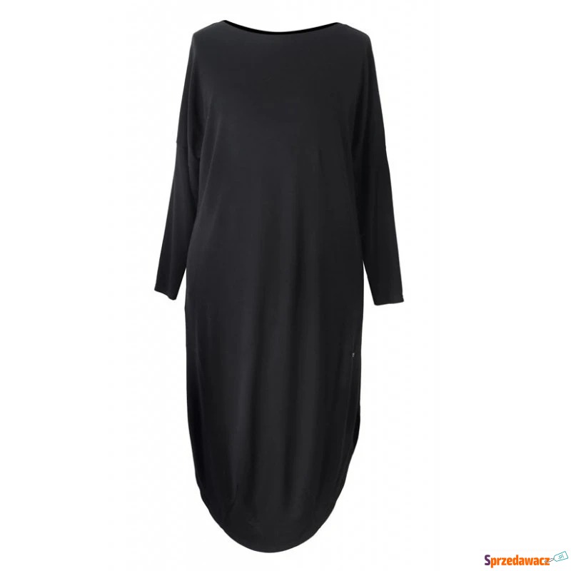 Czarna sukienka w dużych rozmiarach ZOE 2 - Sukienki - Łódź