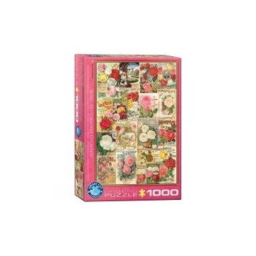  Puzzle 1000 el. Rose Seed Catalog Covers Eurographics