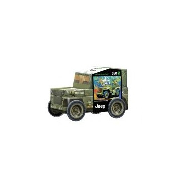  Puzzle 550 el. Military Jeep Tin 8551-5598 Eurographics