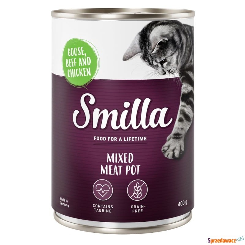 Korzystny pakiet Smilla Mixed Meat Pot, 12 x 400... - Karmy dla kotów - Kędzierzyn-Koźle
