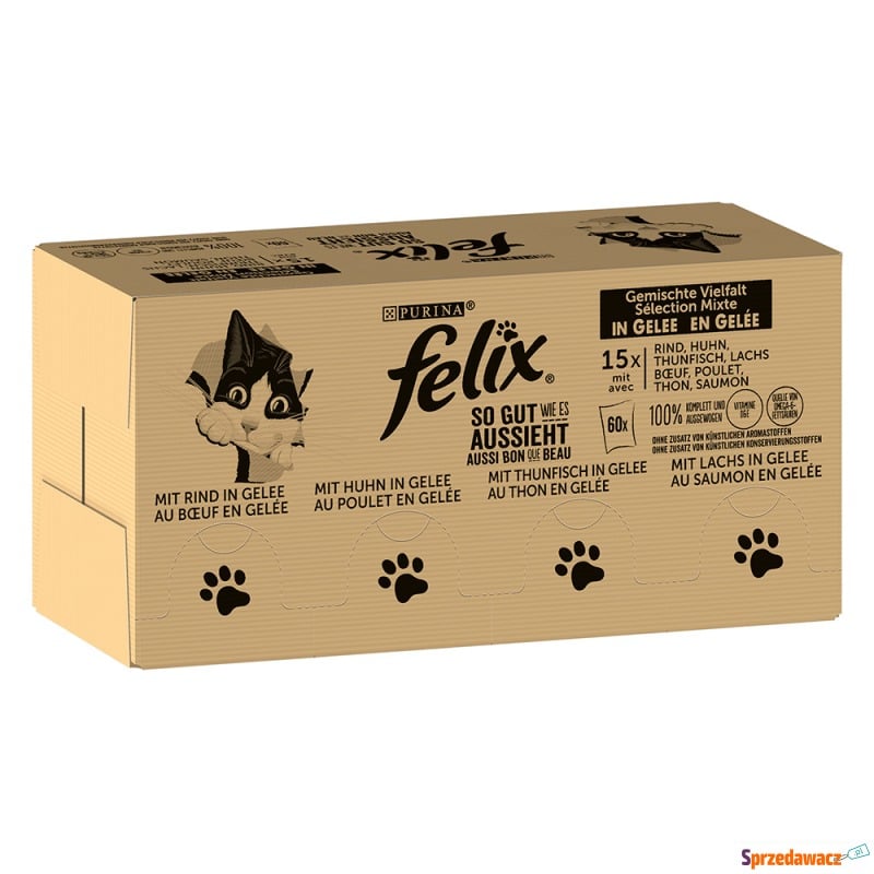 Pakiet Felix Fantastic w galarecie, So gut wie... - Karmy dla kotów - Żelice