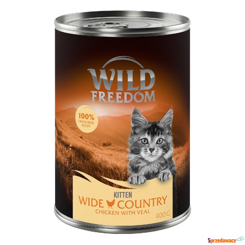 Wild Freedom Kitten, 12 x 400 g - Wide Country... - Karmy dla kotów - Warszawa