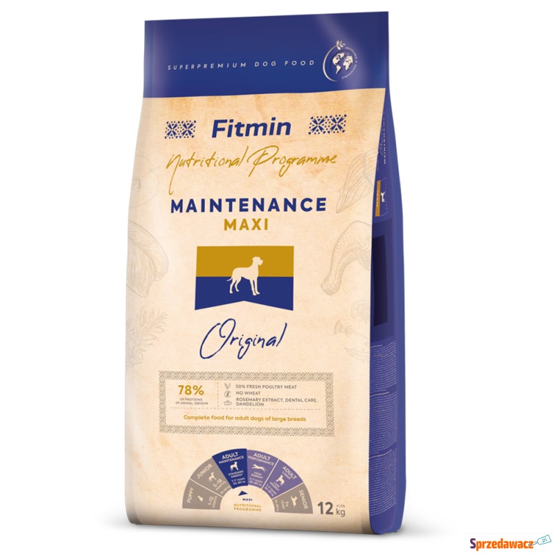 Fitmin Program Maxi Maintenance - 12 kg - Karmy dla psów - Zielona Góra