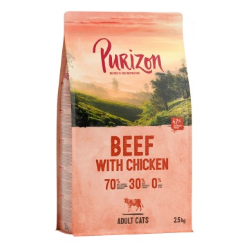 Purizon Adult, wołowina i kurczak – bez zbóż - 2,5 kg