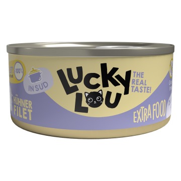 Lucky Lou Extrafood Filet w Bulionie 18 x 70 g - Filet z kurczaka