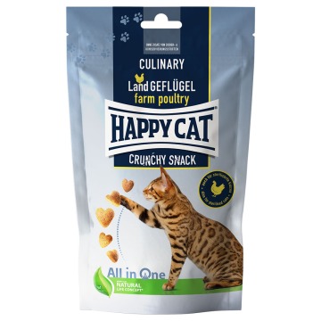 Happy Cat Culinary Crunchy Snack, drób - 2 x 70 g