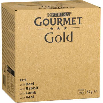 Megapakiet Gourmet Gold 96 x 85 g - Delikatny mus