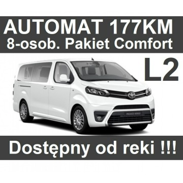 Toyota Proace Verso - 2,0 177KM 8-os. Pakiet Comfort Dostępny od ręki Niska Cena 2167zł