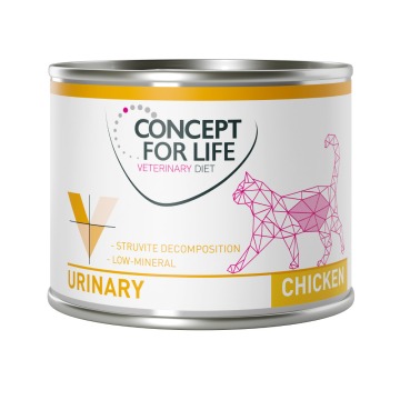 Concept for Life Veterinary Diet Urinary, kurczak - 6 x 200 g