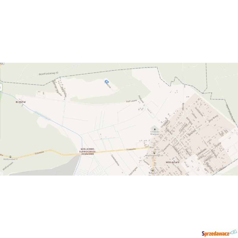 Działka rolna Szczecin - Warszewo sprzedam, pow. 1960 m2  (19.6a)