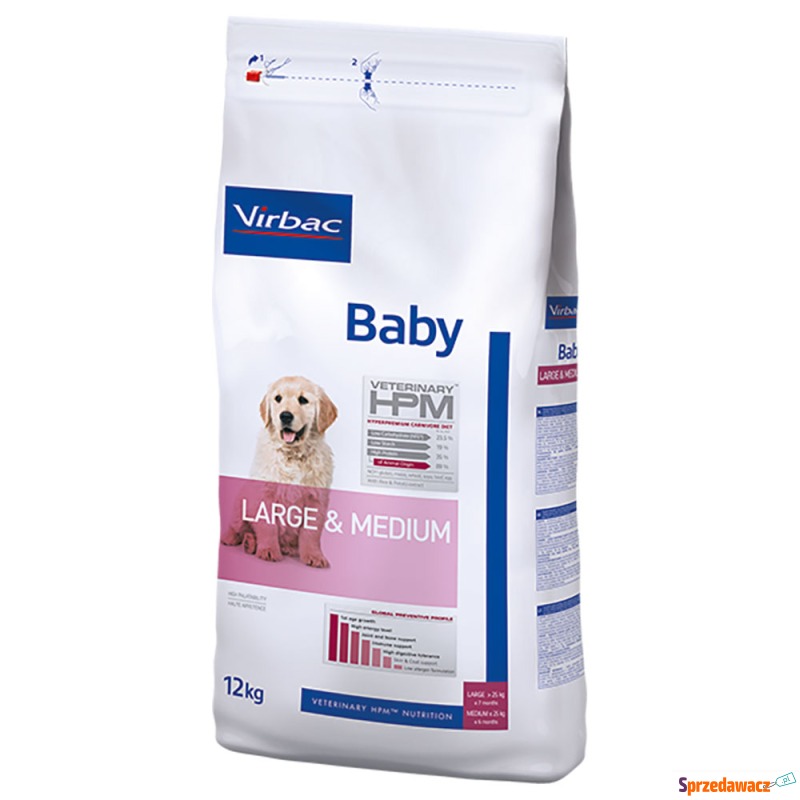 Virbac Veterinary HPM Baby Large & Medium dla... - Karmy dla psów - Lublin