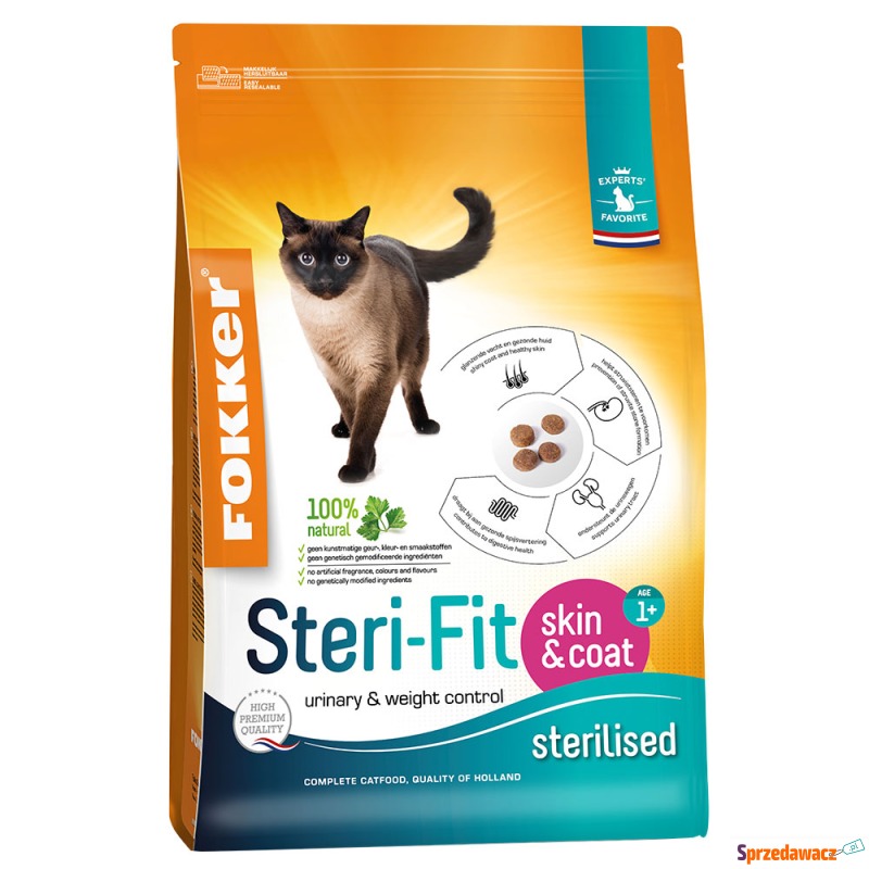 Fokker Cat Steri-Fit Skin & Coat karma dla kotów... - Karmy dla kotów - Starachowice