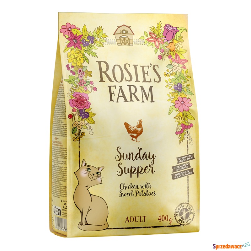 Rosie's Farm Adult, kurczak z batatami - 400 g - Karmy dla kotów - Wrocław