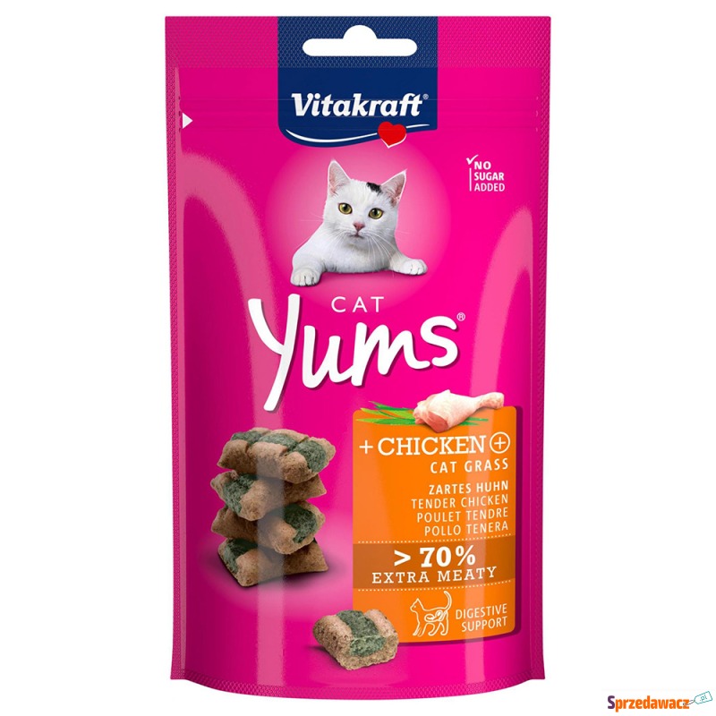 Vitakraft Cat Yums - Kurczak i trawa dla kota,... - Przysmaki dla kotów - Police