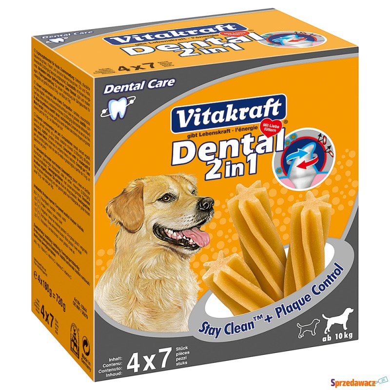 Vitakraft Dental 3in1 medium - 4 x 180 g - Przysmaki dla psów - Dąbrowa Górnicza