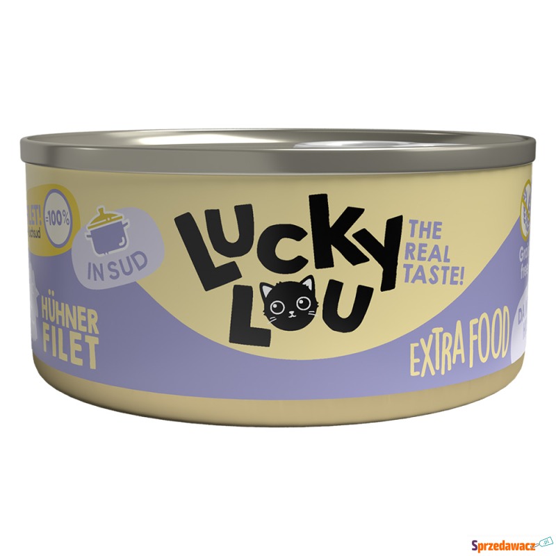 Lucky Lou Extrafood Filet w Bulionie 18 x 70 g... - Karmy dla kotów - Szczecin