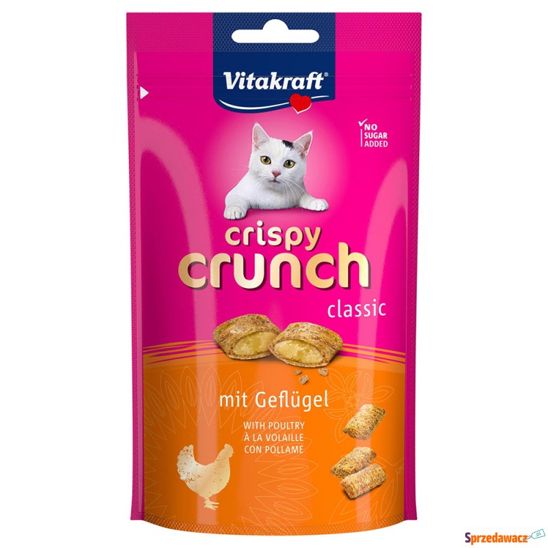 Vitakraft Crispy Crunch z drobiem - Opakowanie... - Przysmaki dla kotów - Chruszczobród