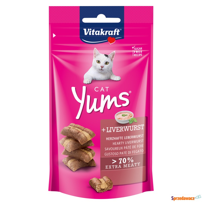 Vitakraft Cat Yums - Pasztet, 3 x 40 g - Przysmaki dla kotów - Mysłowice