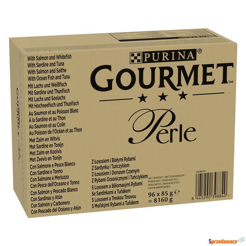 Megapakiet Gourmet Perle, w sosie, 96 x 85 g -... - Karmy dla kotów - Przemyśl