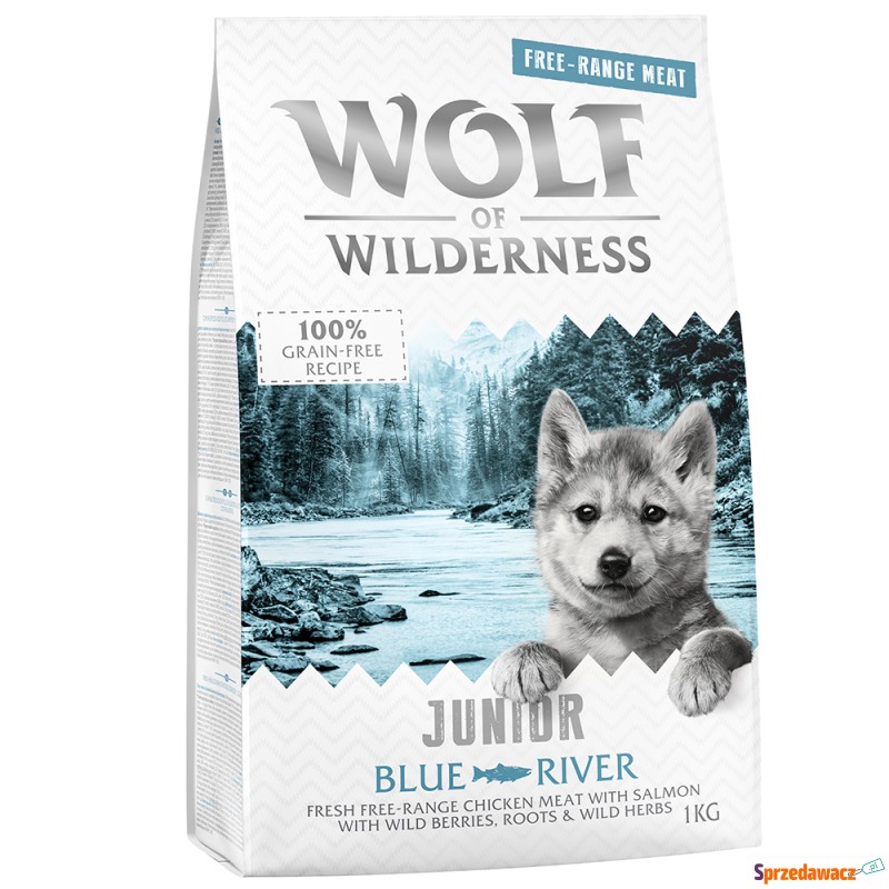 Wolf of Wilderness Junior "Blue River", łosoś... - Karmy dla psów - Piła