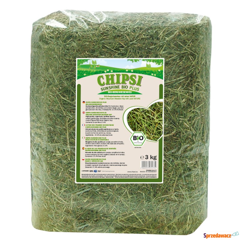 Chipsi Sunshine Bio siano łąkowe - 3 kg - Akcesoria - Kędzierzyn-Koźle