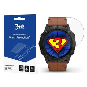Szkło hybrydowe 3mk Watch Protection Garmin Fenix 6X, 3 szt.