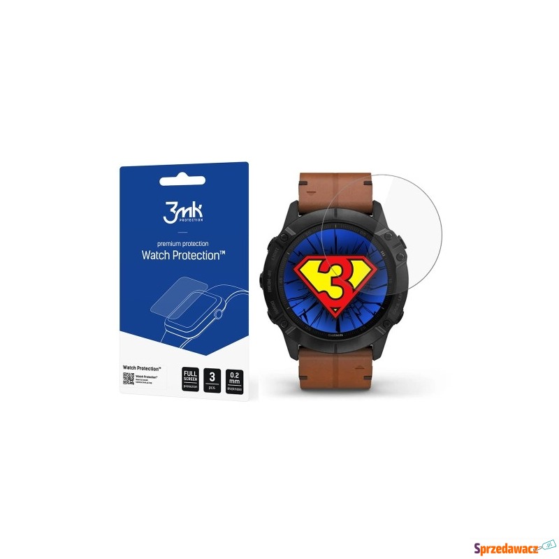 Szkło hybrydowe 3mk Watch Protection Garmin Fenix... - Smartwatche - Szczecin