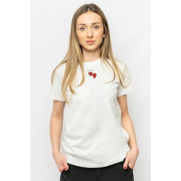 
T-shirt damski PINKO 100789 A1P8 Z07 biały
