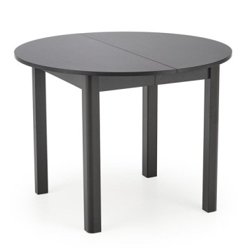 Stół rozkładany Ringo 102-142x102x76 cm, czarny 
