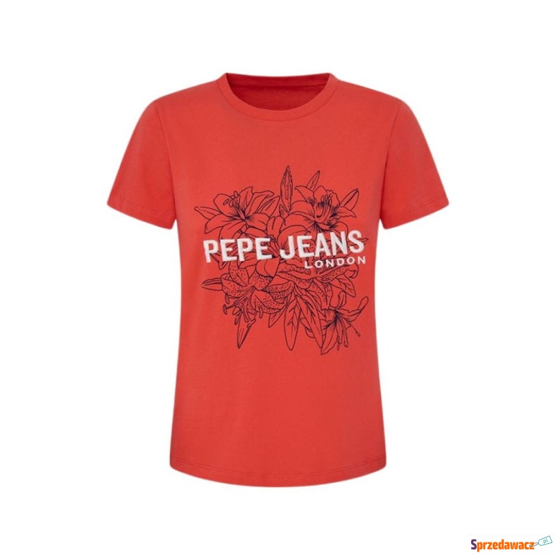 
T-shirt damski Pepe Jeans PL505733 241 czerwony - Bluzki, koszule - Płock