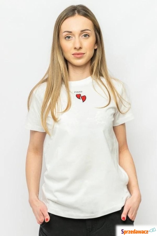 
T-shirt damski PINKO 100789 A1P8 Z07 biały
 - Bluzki, koszule - Radom