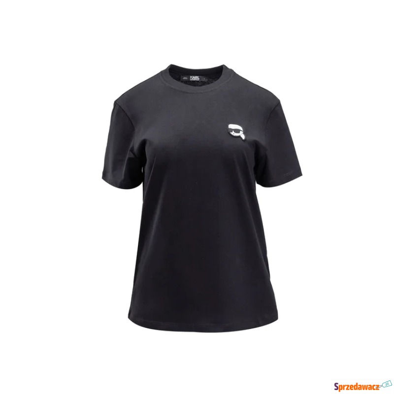 
T-shirt damski Karl Lagerfeld 236W1701 czarny - Bluzki, koszule - Świętochłowice