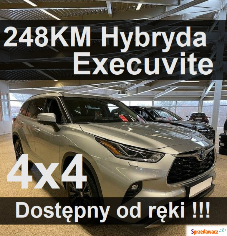 Toyota Highlander  SUV 2023,  2.5 hybryda - Na sprzedaż za 274 000 zł - Szczecinek