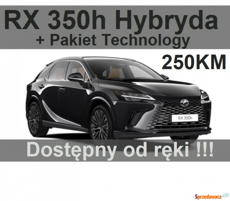 Lexus RX  SUV 2023,  2.5 hybryda - Na sprzedaż za 329 000 zł - Szczecinek