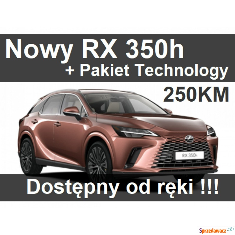 Lexus RX  SUV 2023,  2.5 hybryda - Na sprzedaż za 329 000 zł - Szczecinek