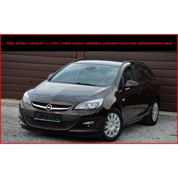 Opel Astra J Lift 1.7 CDTi 110KM 149tys km Zamiana Opłacona Serwis