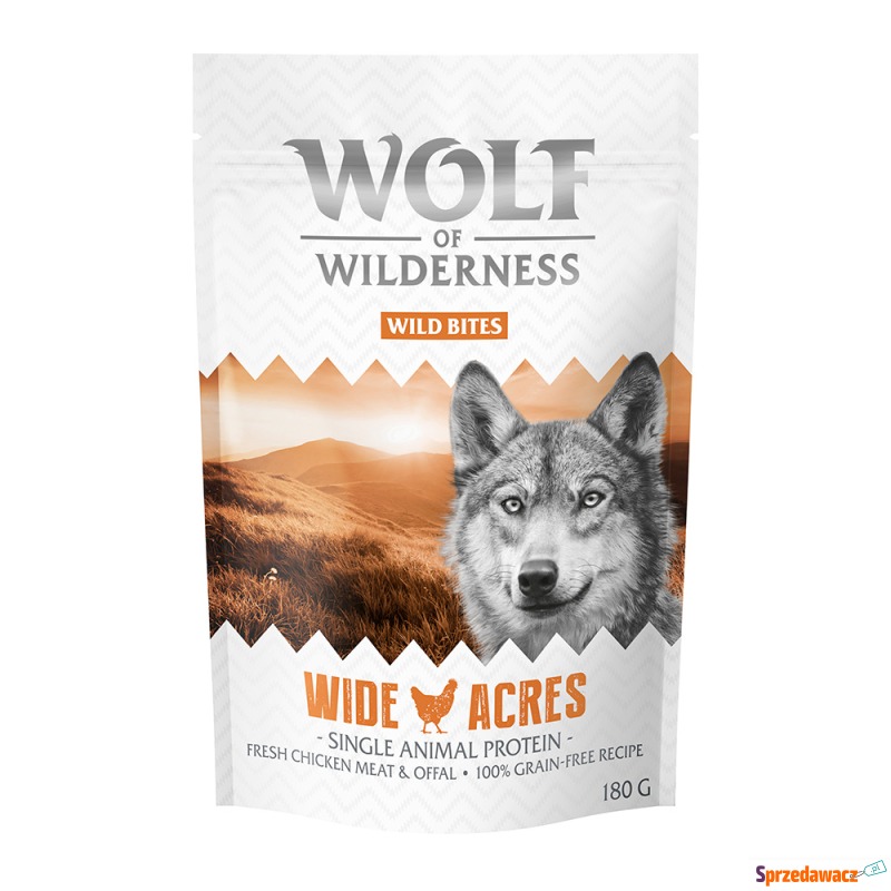 Wolf of Wilderness Snack – Wild Bites, 180 g -... - Przysmaki dla psów - Szczecin