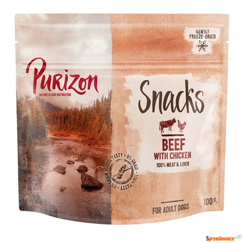 Korzystny pakiet Purizon Snack, 3 x 100 g - W... - Przysmaki dla psów - Katowice