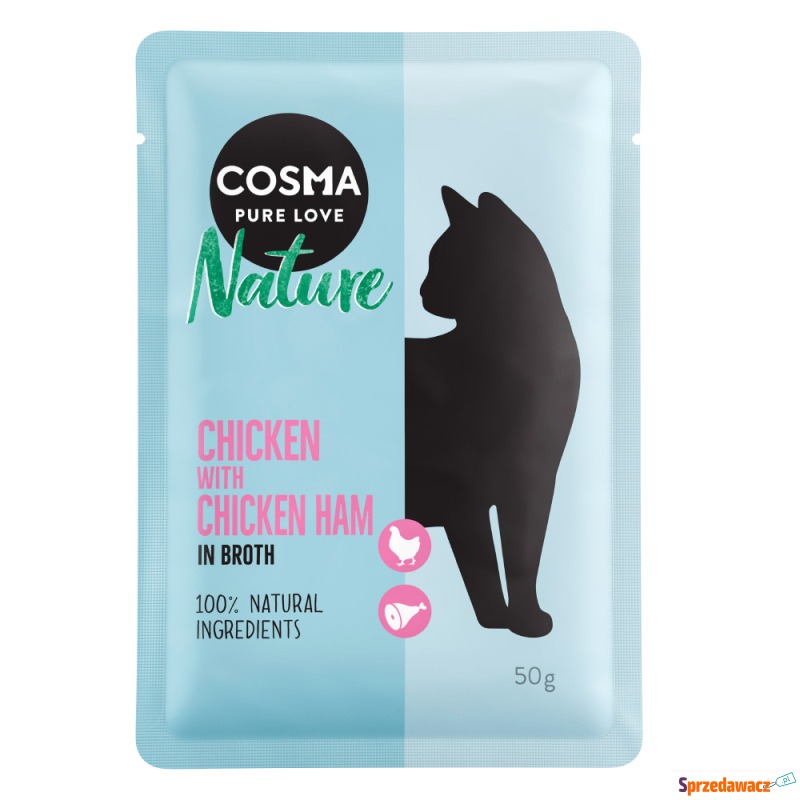 Pakiet Cosma Nature, saszetki, 24 x 50 g  - K... - Karmy dla kotów - Płock