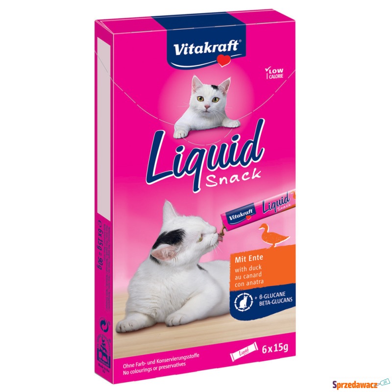 Vitakraft Cat Liquid Snack pasta z kaczką i ß... - Przysmaki dla kotów - Jelenia Góra