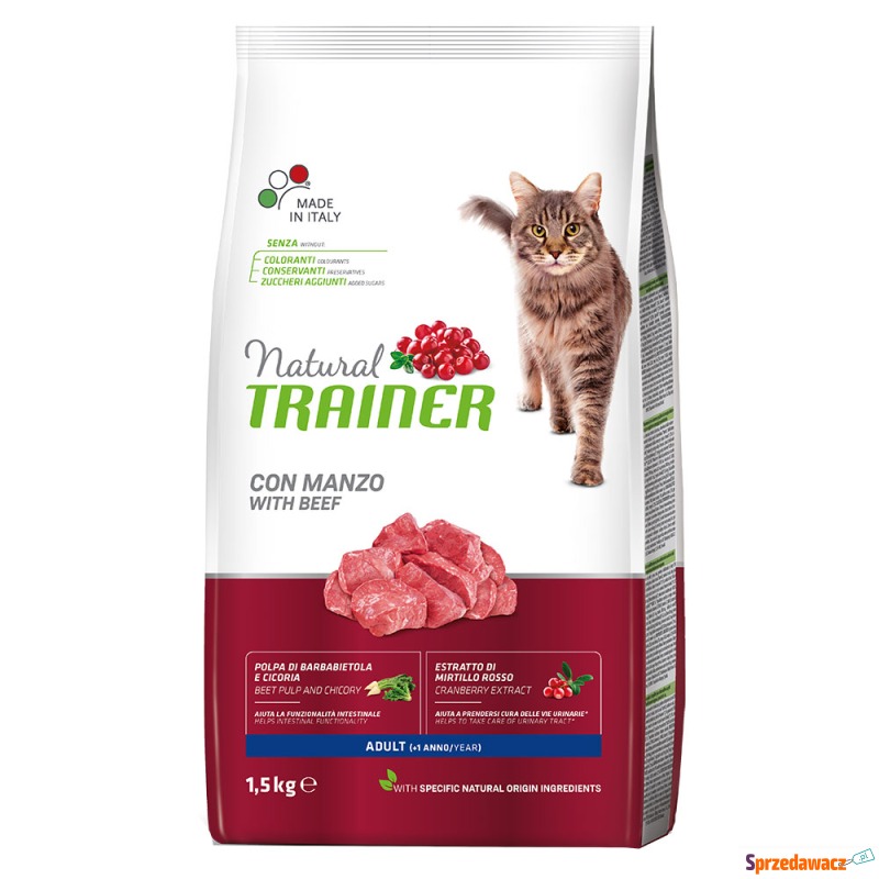 Natural Trainer Adult, z wołowiną - 9 kg - Karmy dla kotów - Dąbrowa Górnicza