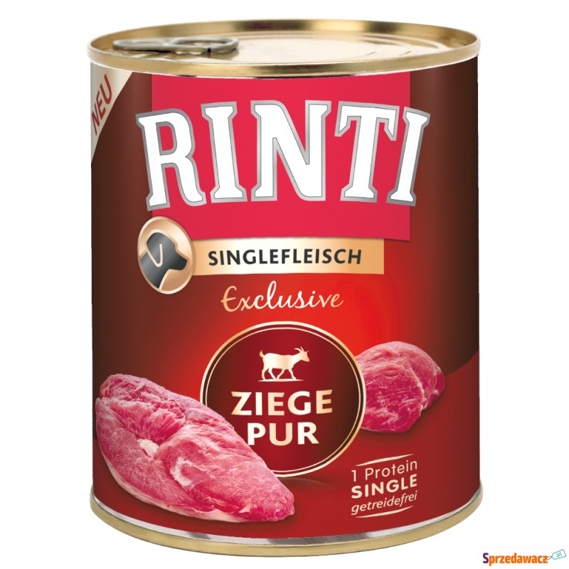 RINTI Singlefleisch Exclusive, 6 x 800 g - Ex... - Karmy dla psów - Skierniewice