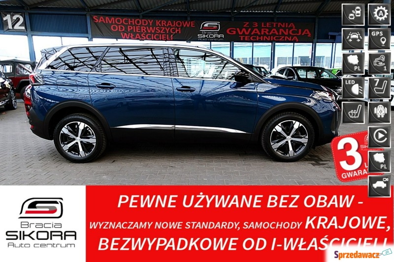 Peugeot 5008  SUV 2020,  1.6 benzyna - Na sprzedaż za 152 900 zł - Mysłowice