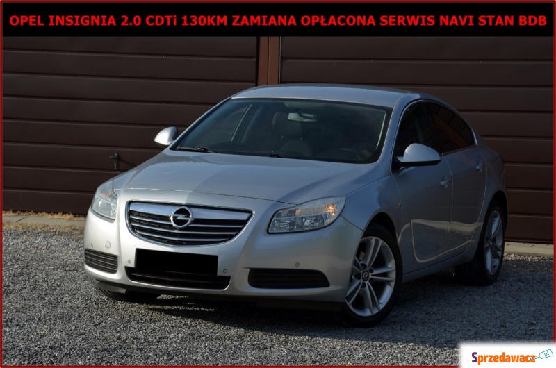 Opel Insignia  Sedan/Limuzyna 2010,  2.0 diesel - Na sprzedaż za 24 900 zł - Zamość