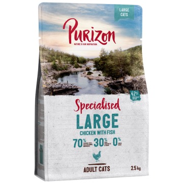 Purizon Large Adult, kurczak i ryba – bez zbóż - 2,5 kg