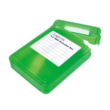 LogiLink Pudełko ochronne do HDD 3.5', zielone