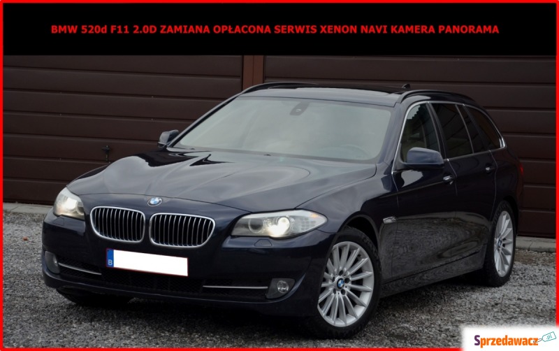 BMW Seria 5  Kombi 2011,  2.0 diesel - Na sprzedaż za 42 900 zł - Zamość