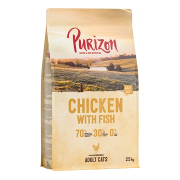 Purizon Adult dla kota, kurczak i ryba – bez zbóż -  2,5 kg