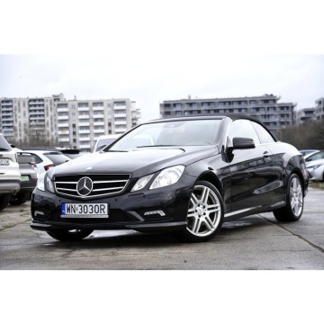 Mercedes E CLASS 2010 prod. E 500 387KM*CABRIO!*Jasna Skóra*HarmanKardon*Łopatki*Zadbany