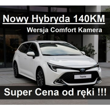 Toyota Corolla - Nowa Hybryda 140KM 1,8 Comfort Kamera 2023 Dostępny  - 1362zł